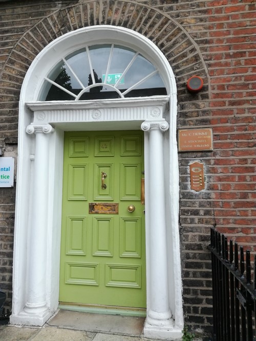 Porte verte à Dublin